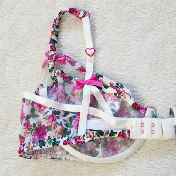 New!For Love and Lemons Heart Bloom Underwire Bra - Picture 9 of 13